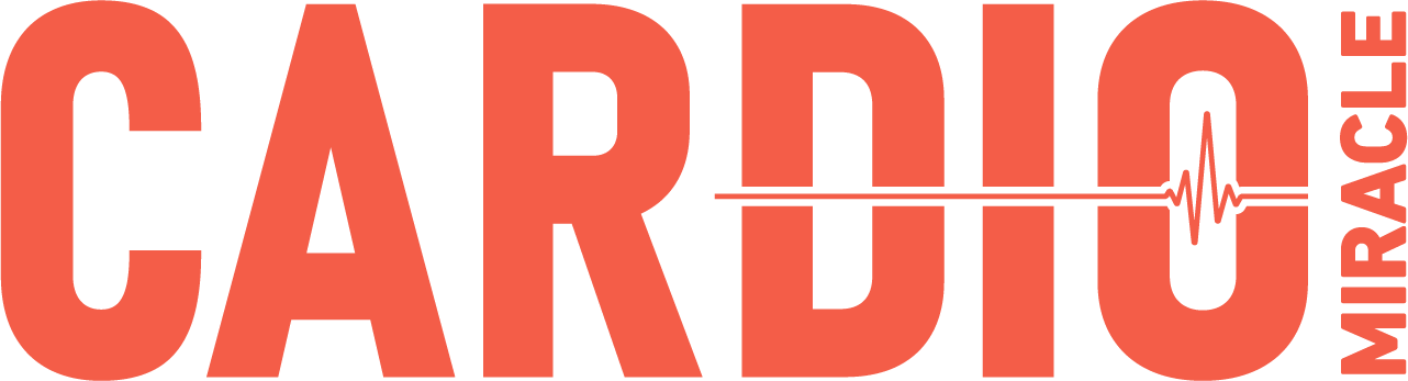 cardio miracle orange text logo