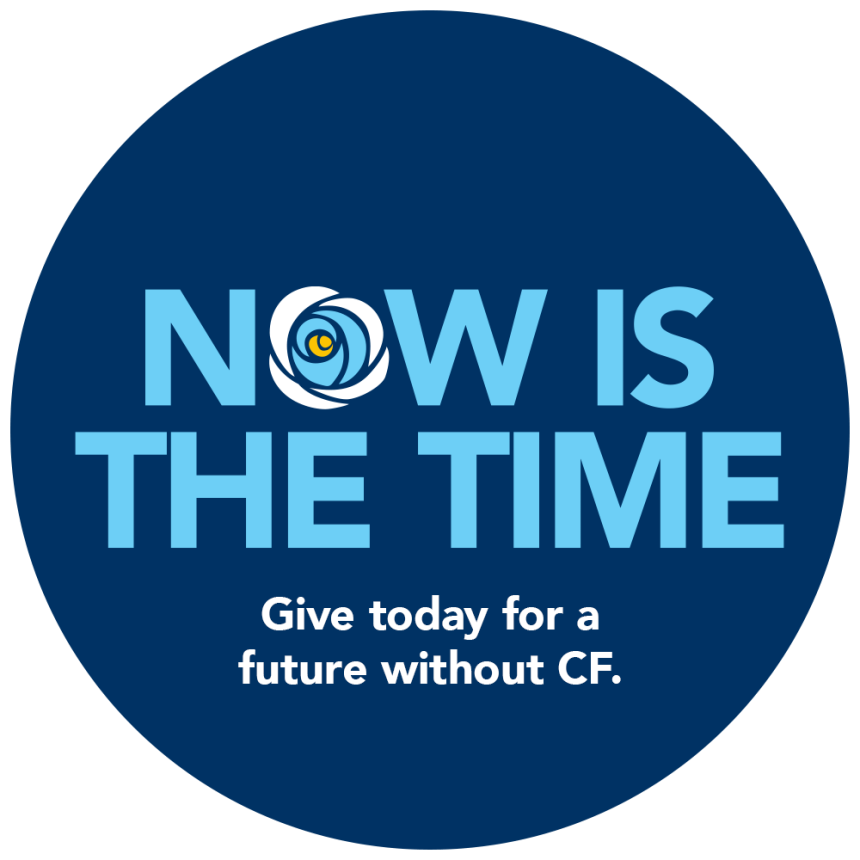 Now is the time. Give today for a future without CF.