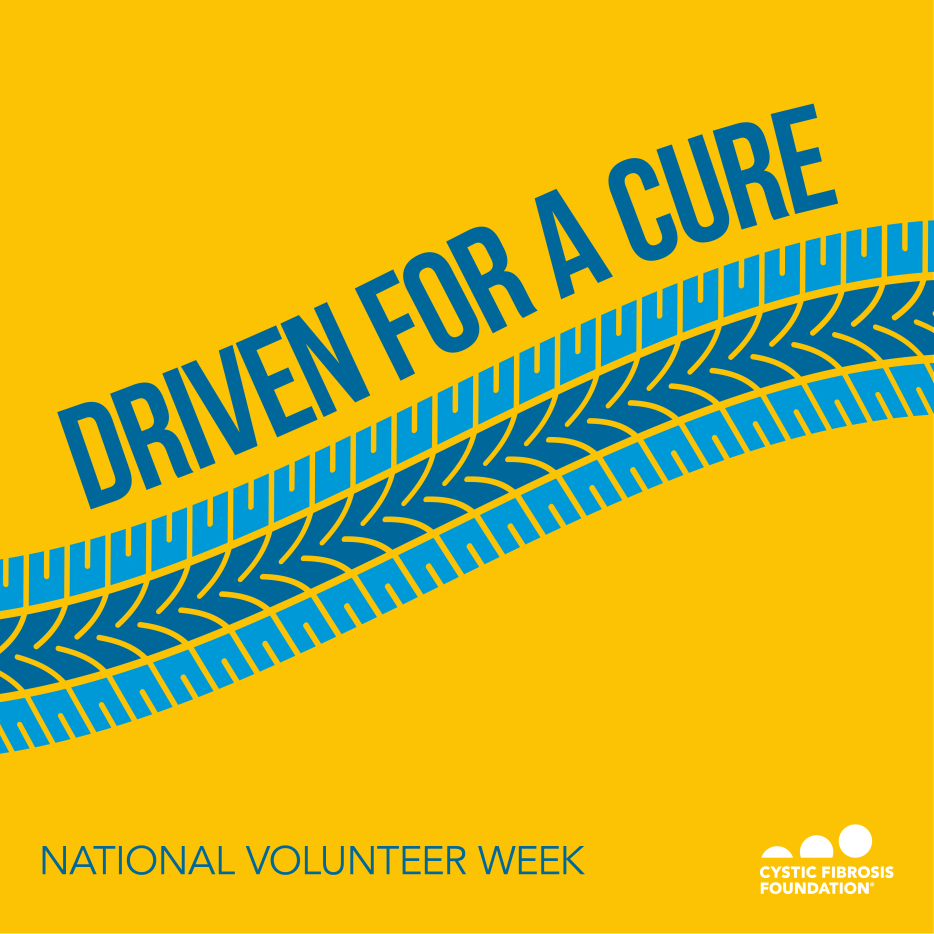 Driven for a cure. National Volunteer Week.