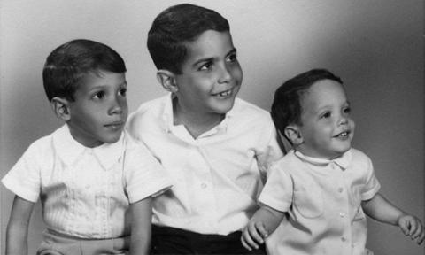 The Weiss brothers, Richard, 5; Arthur, 7; and Anthony, 16 months.