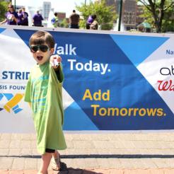 Virginia Great Strides Child with Banner